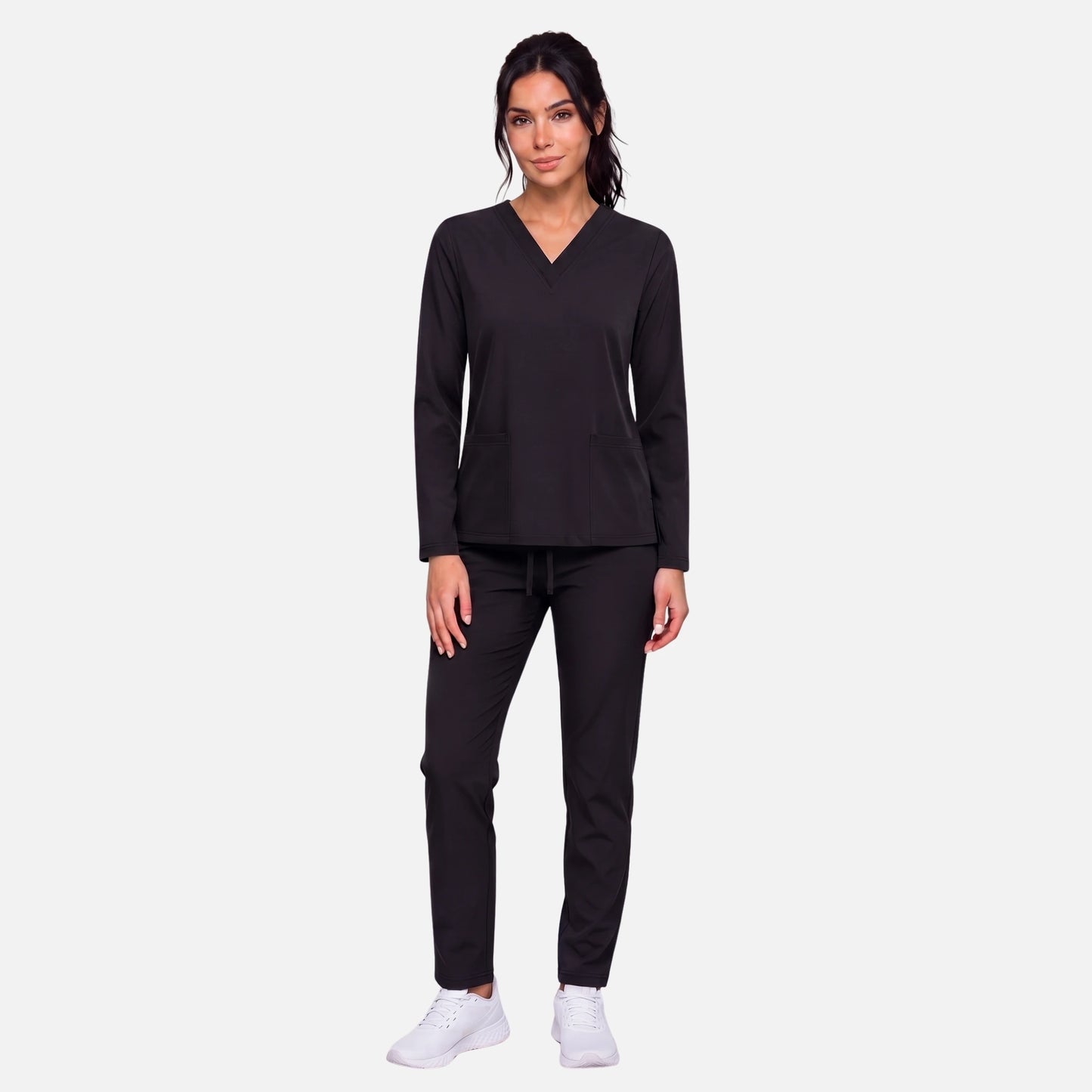Top Manga Larga Mujer | 2 Pockets