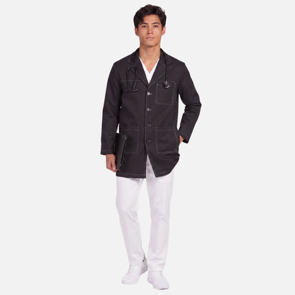 Bata Corta Pespunte Hombre | 3 Pockets