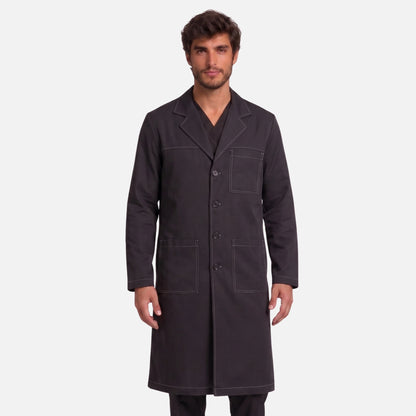 Bata Larga Pespunte Hombre | 3 Pockets