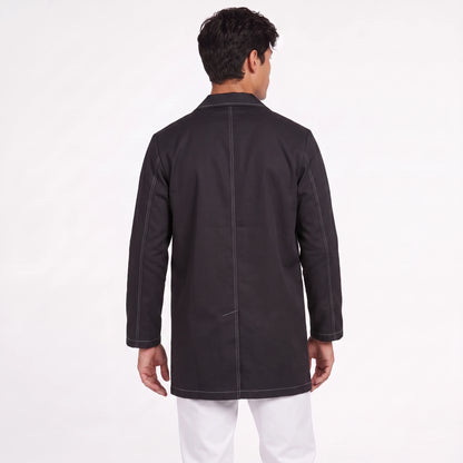 Bata Corta Pespunte Hombre | 3 Pockets