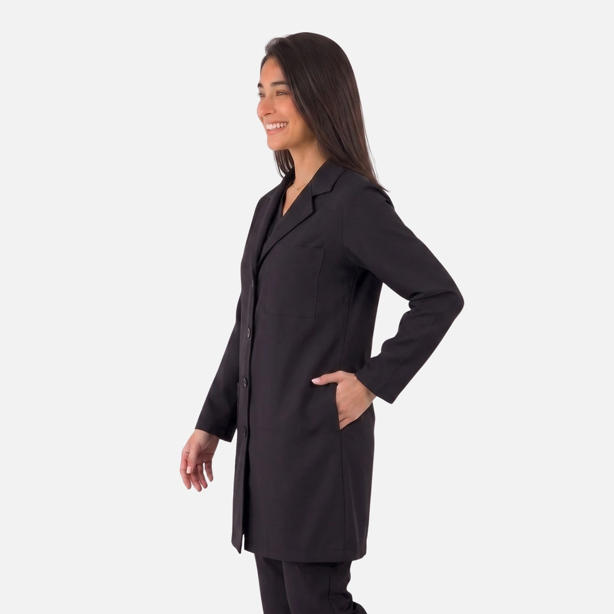 Bata Corta Essential Mujer | 3 Pockets