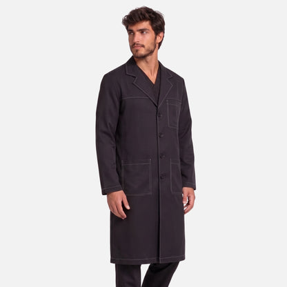 Bata Larga Pespunte Hombre | 3 Pockets