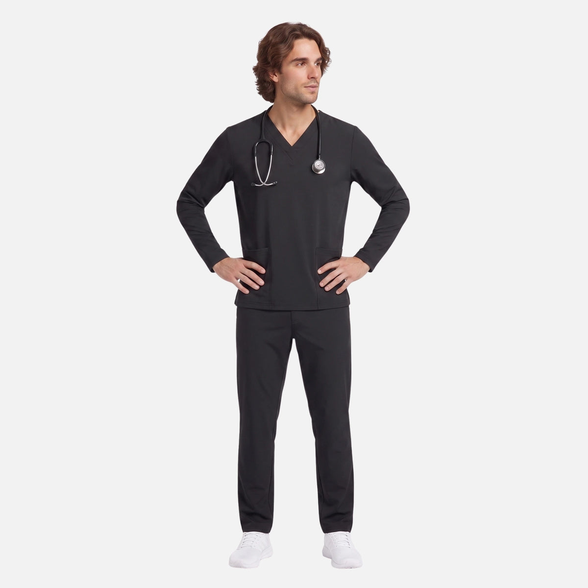 Top Manga Larga Hombre | 2 Pockets
