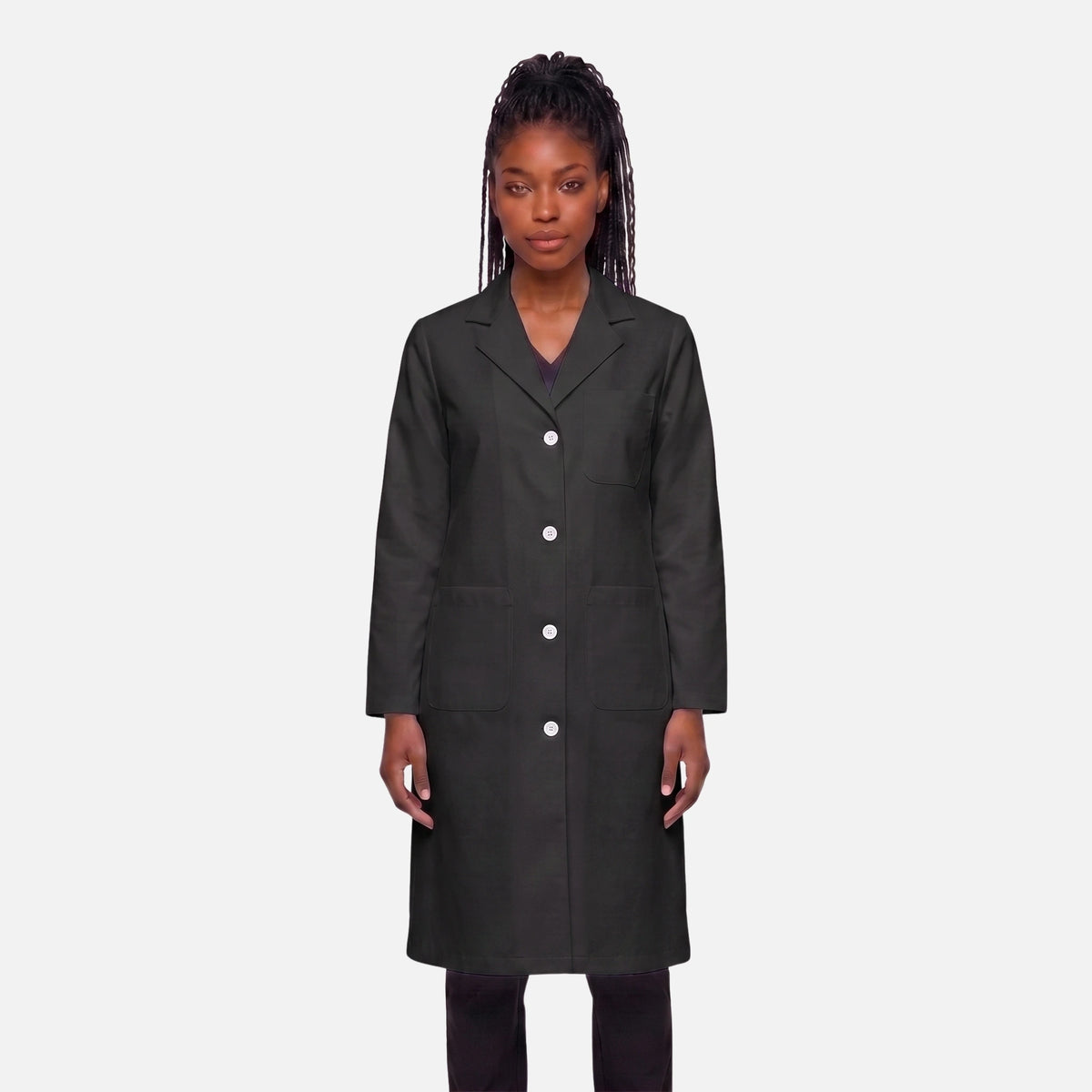 Bata Larga Essential Mujer | 3 Pockets