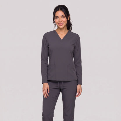 Top Manga Larga Mujer | 2 Pockets