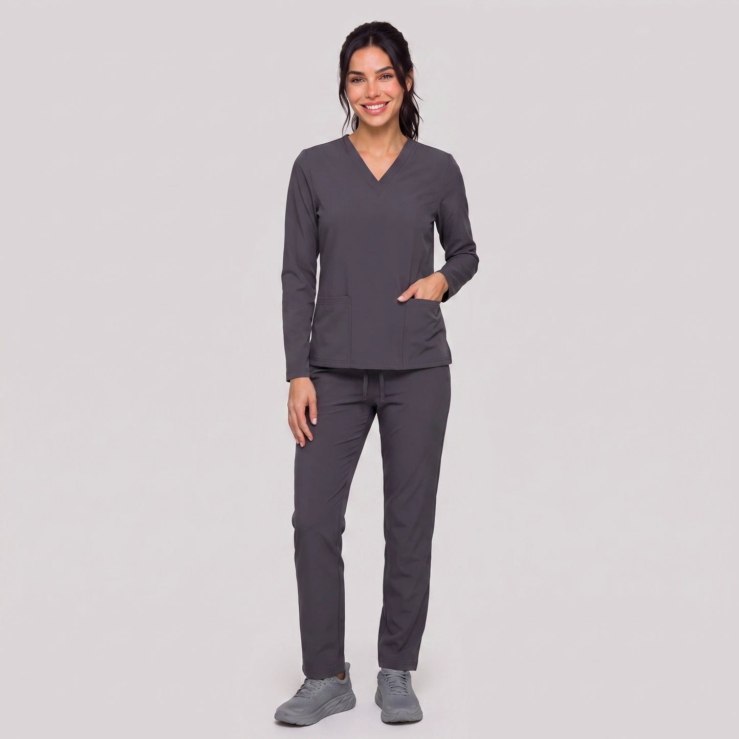 Top Manga Larga Mujer | 2 Pockets