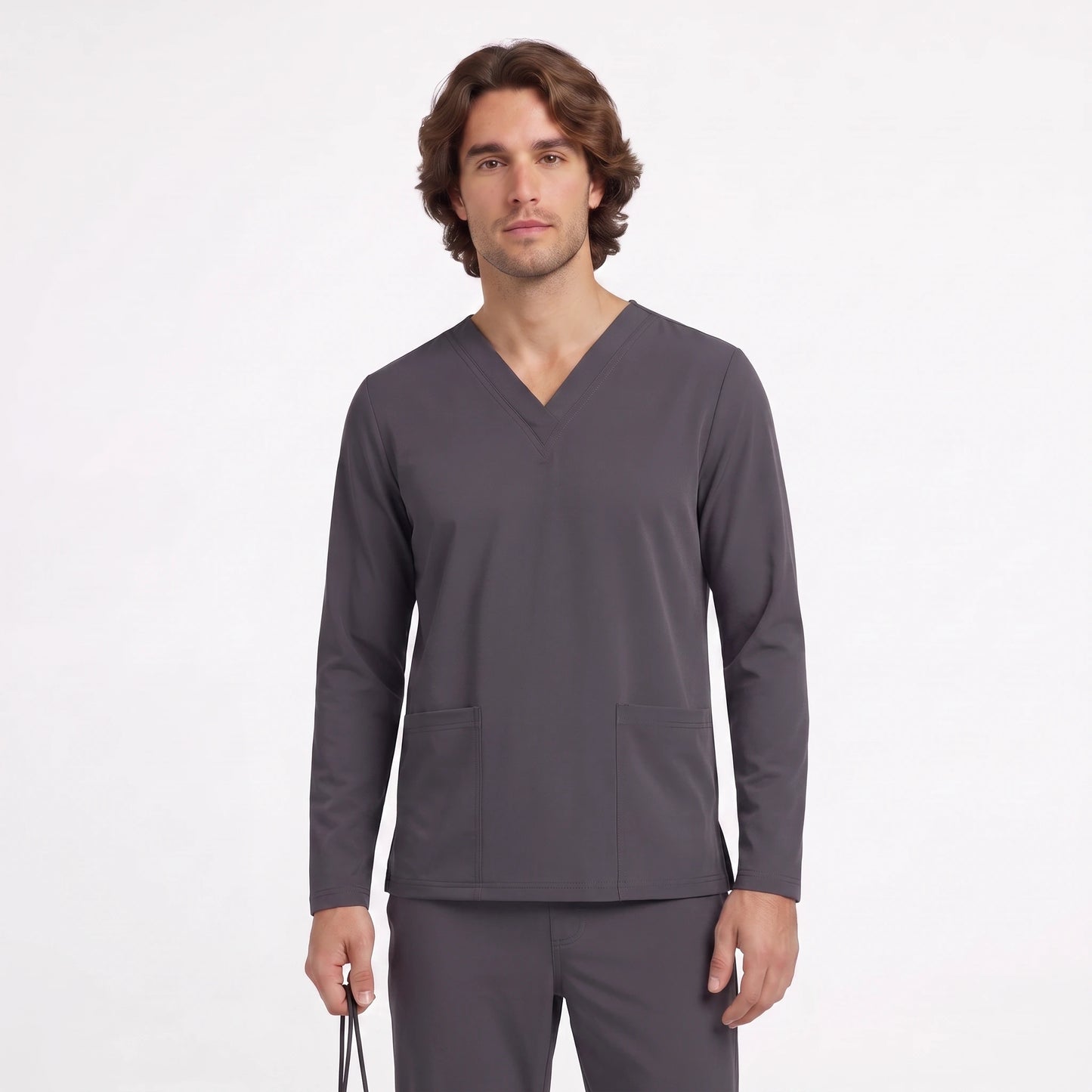 Top Manga Larga Hombre | 2 Pockets