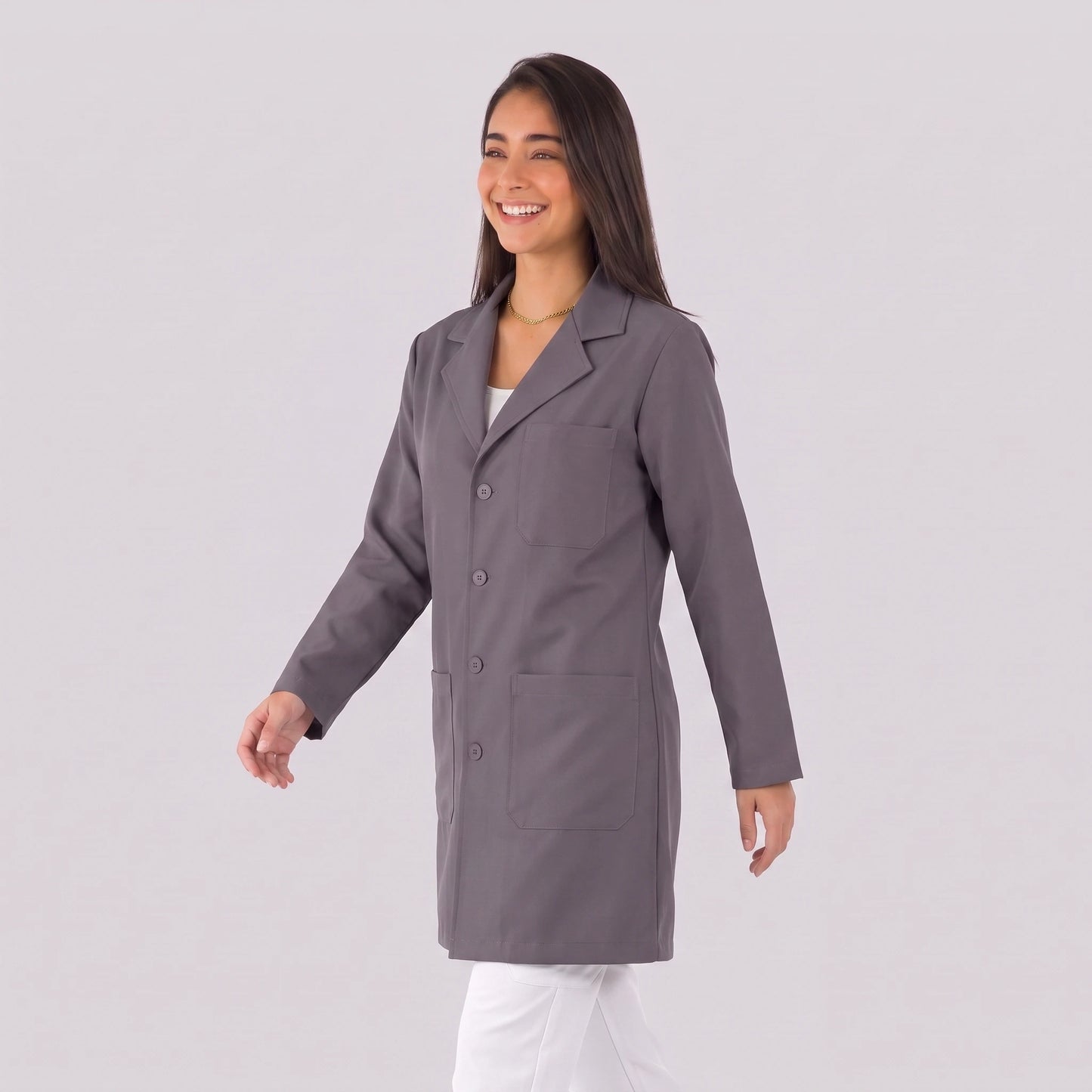 Bata Corta Essential Mujer | 3 Pockets