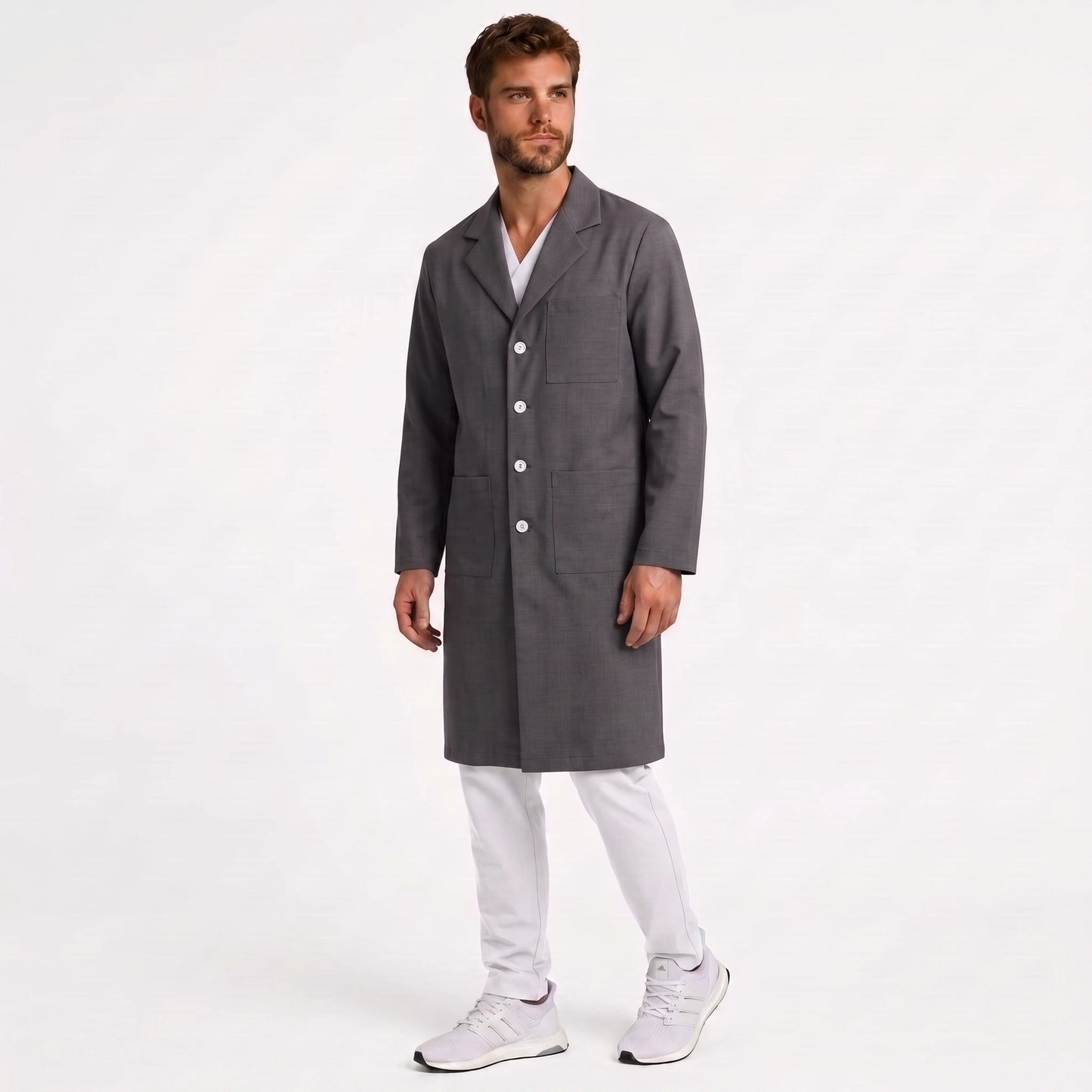 Bata Larga Essential Hombre | 3 Pockets