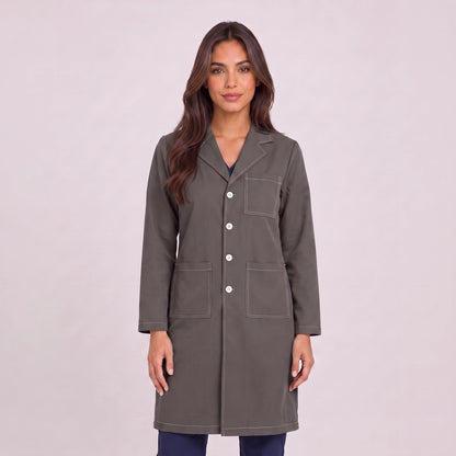 Bata Larga Prepunte Mujer | 3 Pockets