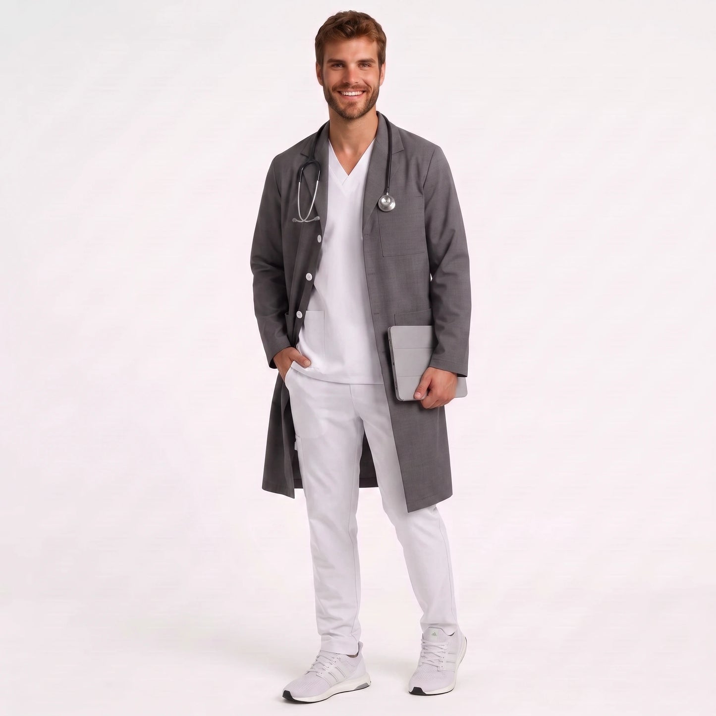 Bata Larga Essential Hombre | 3 Pockets