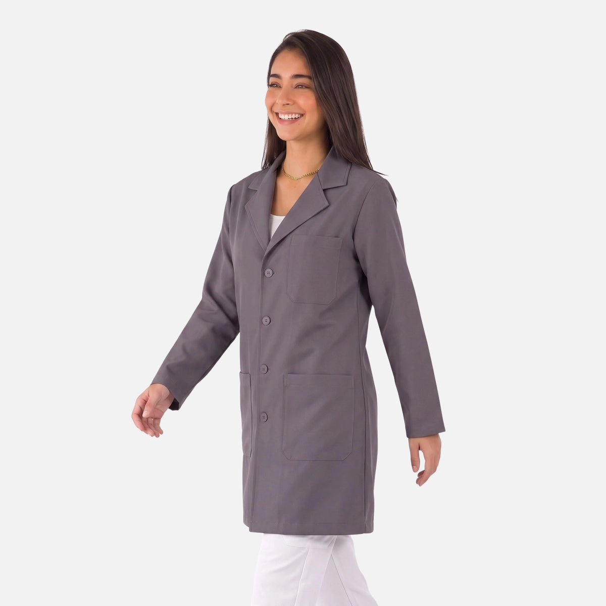 Bata Corta Essential Mujer | 3 Pockets