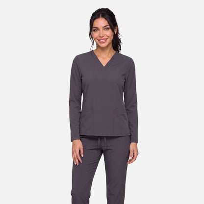Top Manga Larga Mujer | 2 Pockets