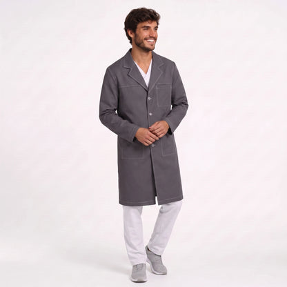 Bata Larga Pespunte Hombre | 3 Pockets