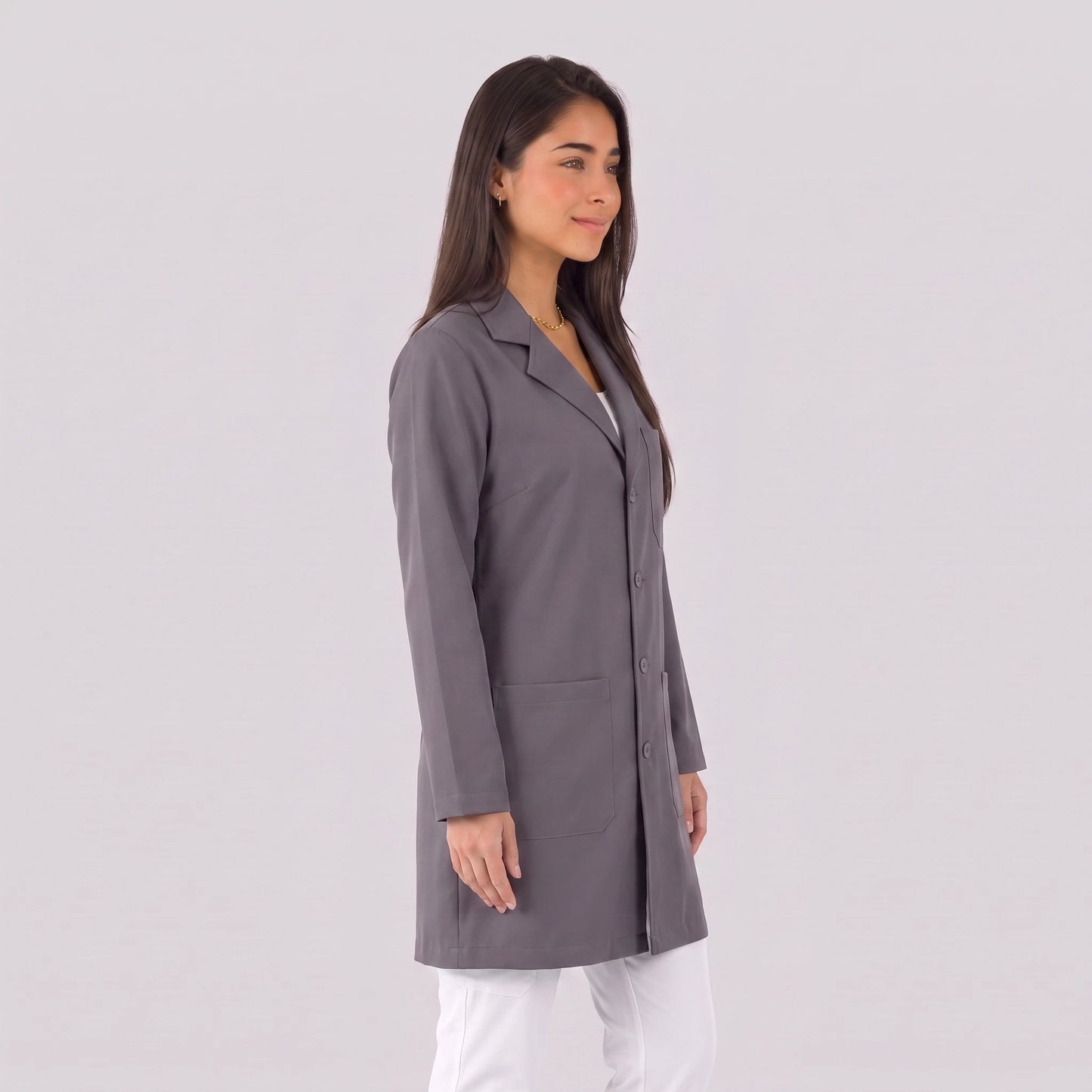 Bata Corta Essential Mujer | 3 Pockets