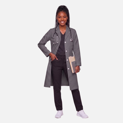 Bata Larga Essential Mujer | 3 Pockets