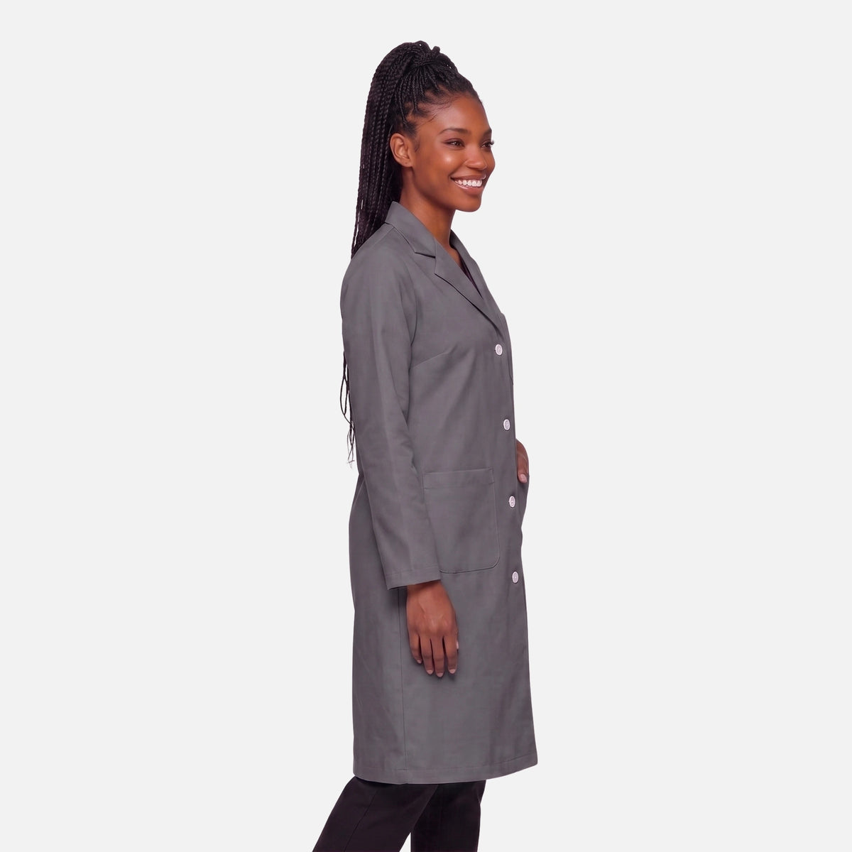 Bata Larga Essential Mujer | 3 Pockets