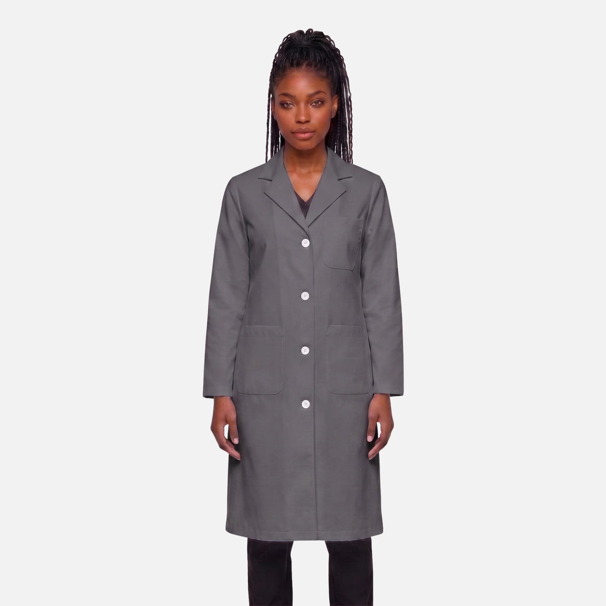 Bata Larga Essential Mujer | 3 Pockets