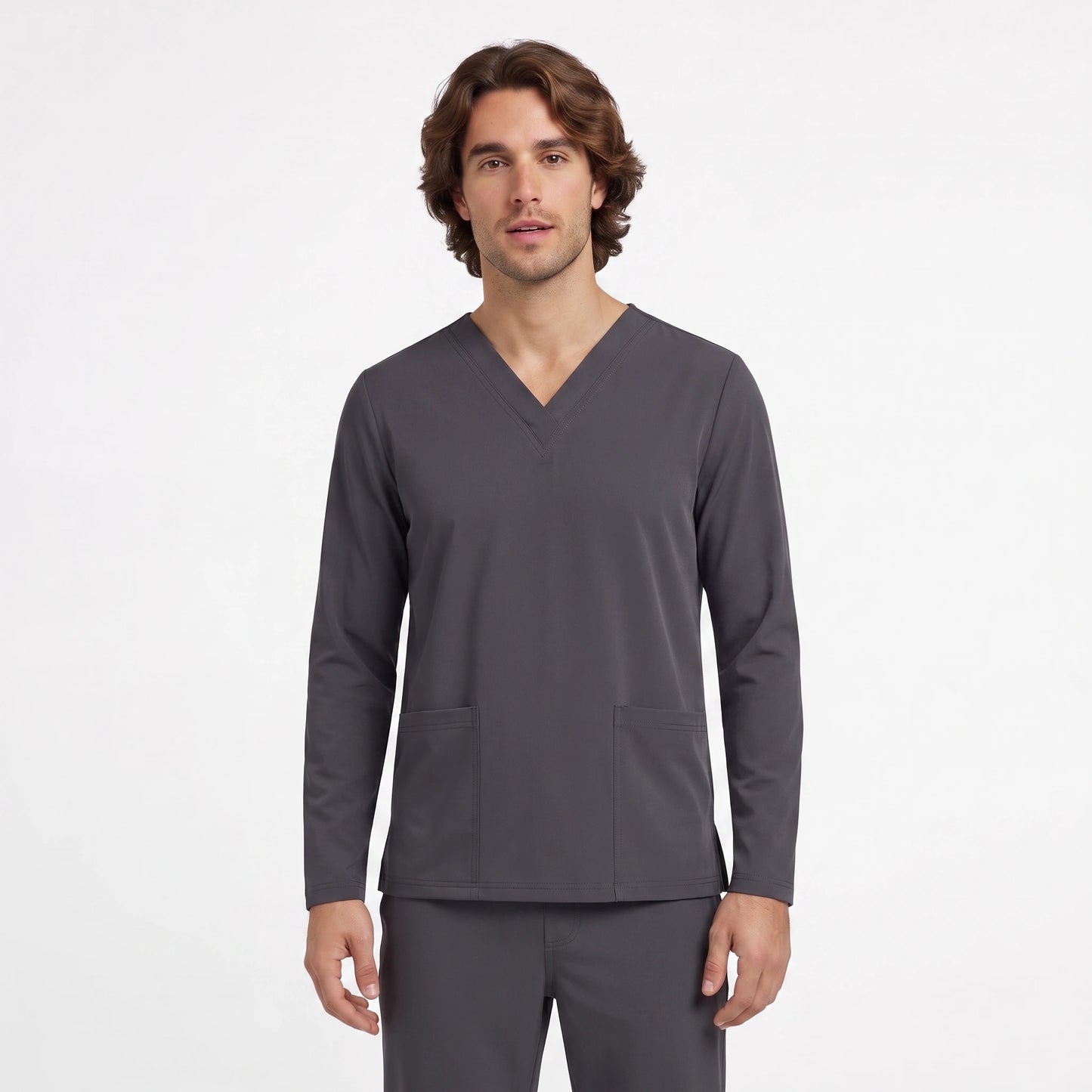 Top Manga Larga Hombre | 2 Pockets