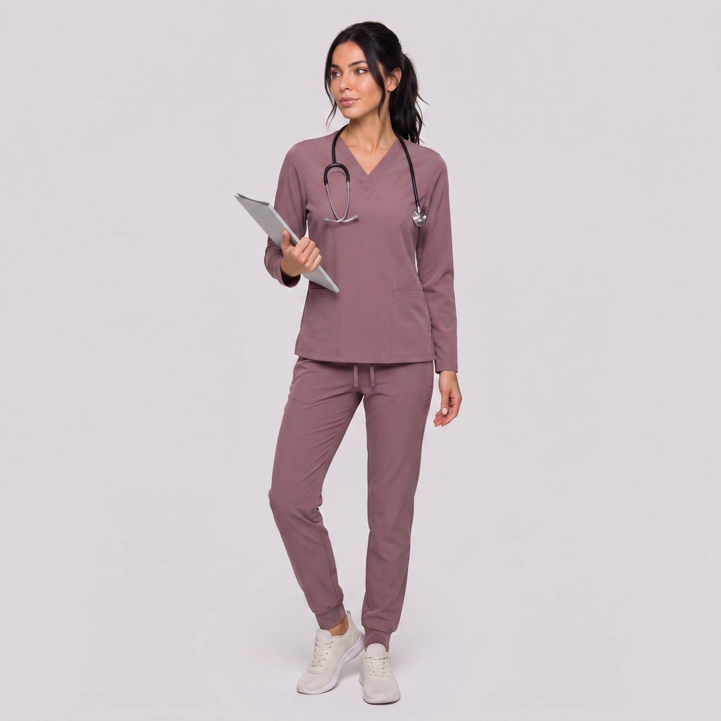 Top Manga Larga Mujer | 2 Pockets