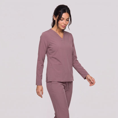 Top Manga Larga Mujer | 2 Pockets