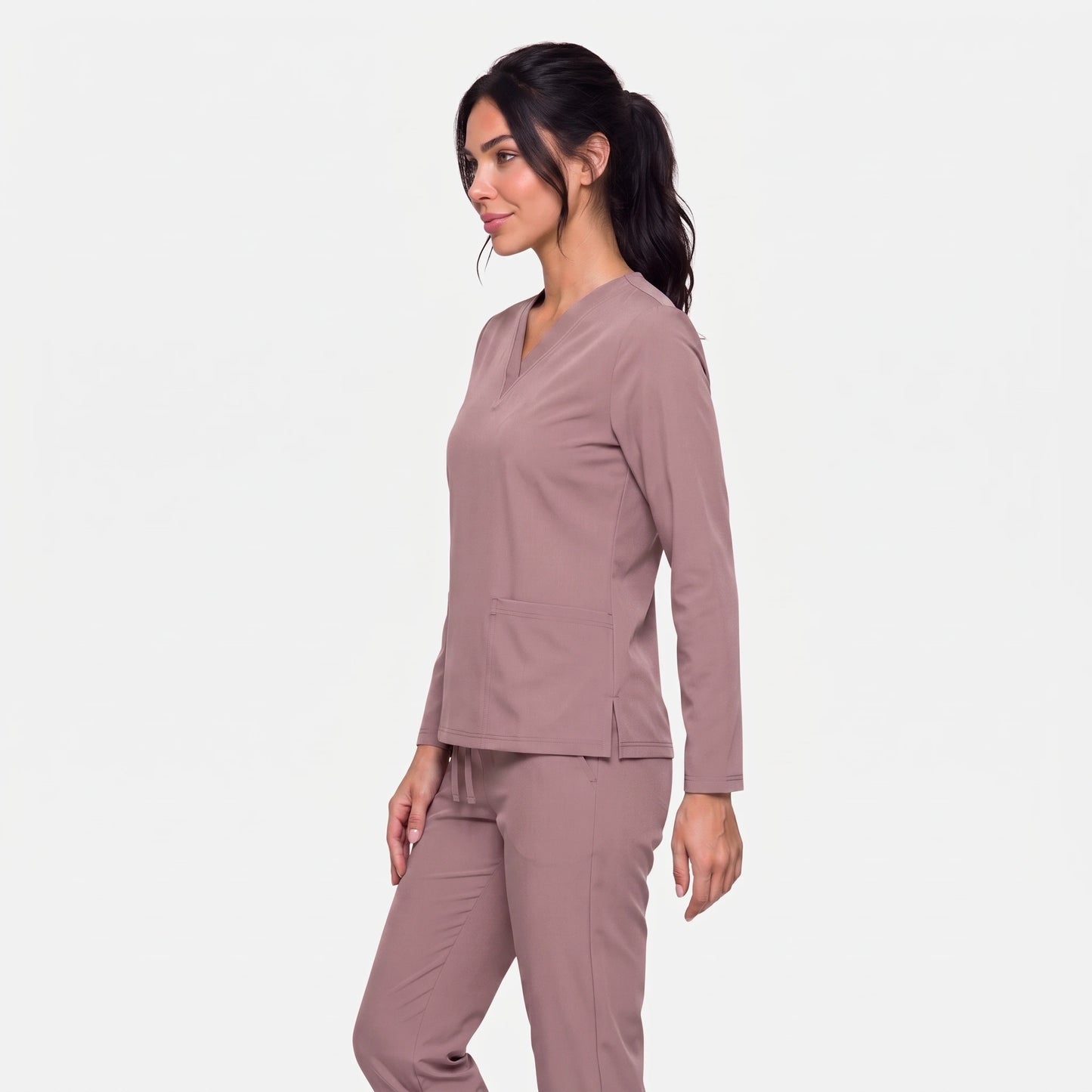 Top Manga Larga Mujer | 2 Pockets