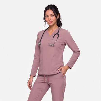 Top Manga Larga Mujer | 2 Pockets