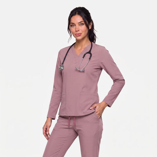 Top Manga Larga Mujer | 2 Pockets
