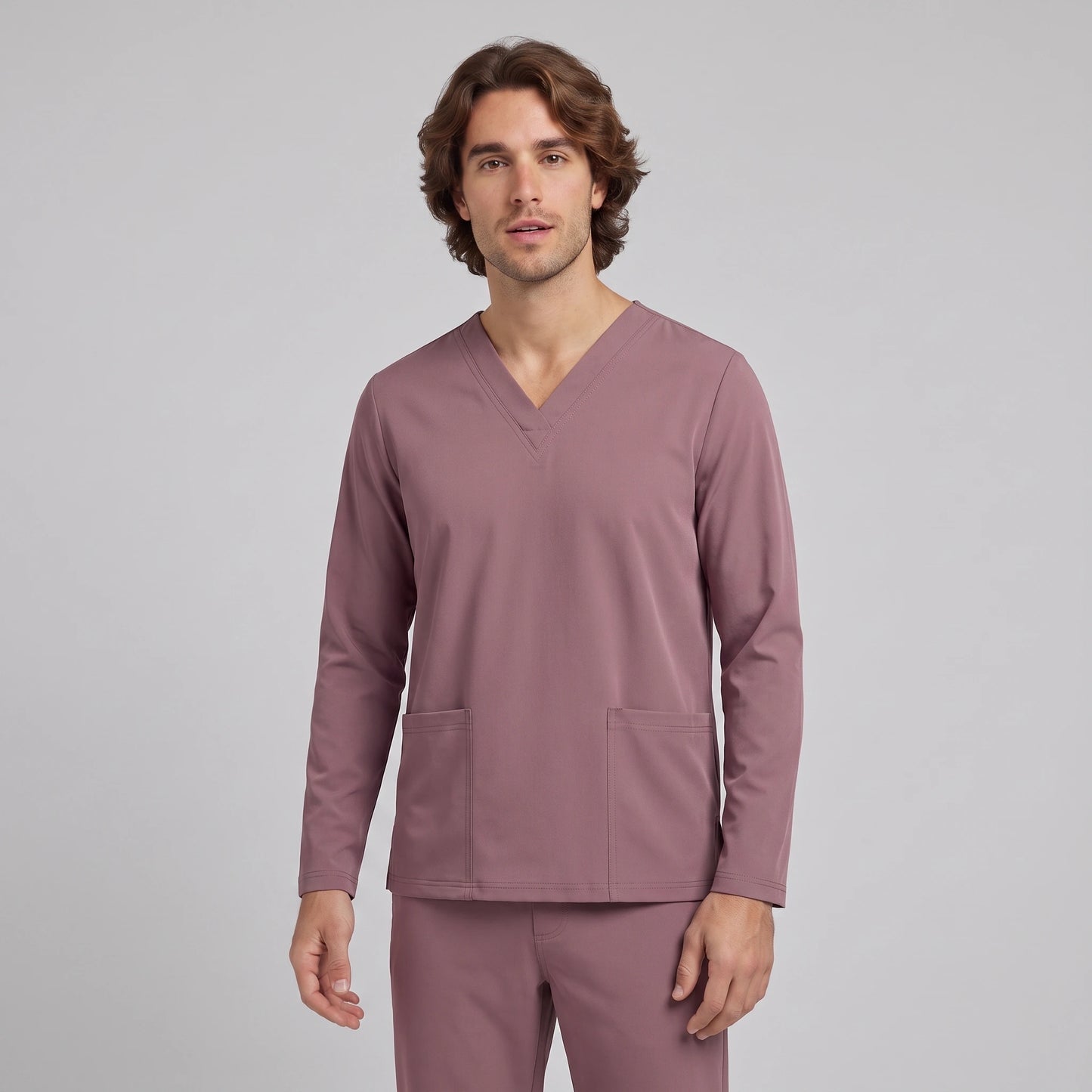 Top Manga Larga Hombre | 2 Pockets