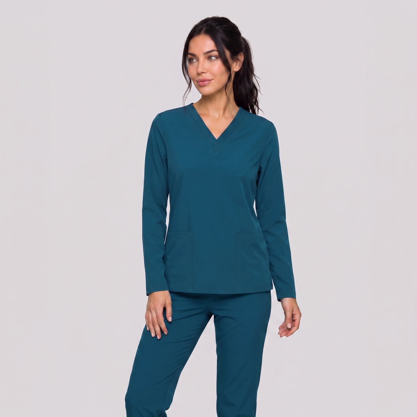 Top Manga Larga Mujer | 2 Pockets
