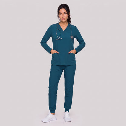 Top Manga Larga Mujer | 2 Pockets