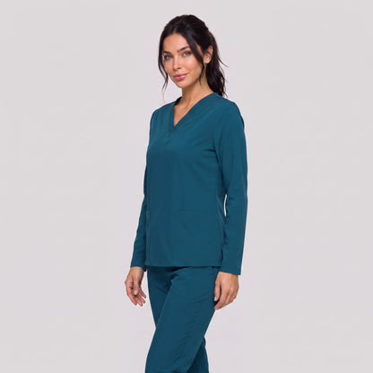 Top Manga Larga Mujer | 2 Pockets