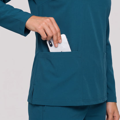 Top Manga Larga Mujer | 2 Pockets
