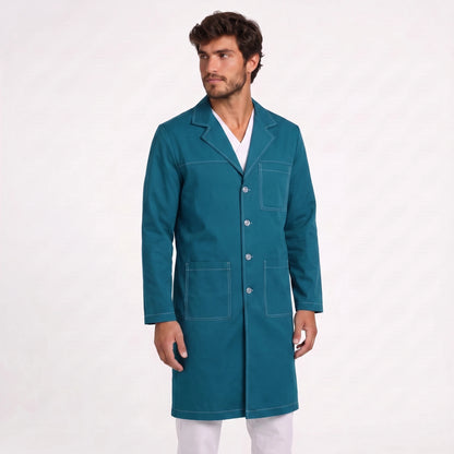Bata Larga Pespunte Hombre | 3 Pockets
