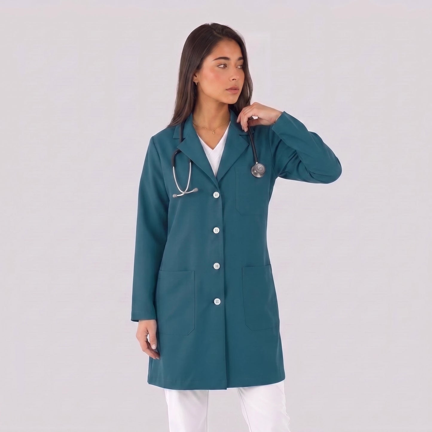 Bata Corta Essential Mujer | 3 Pockets