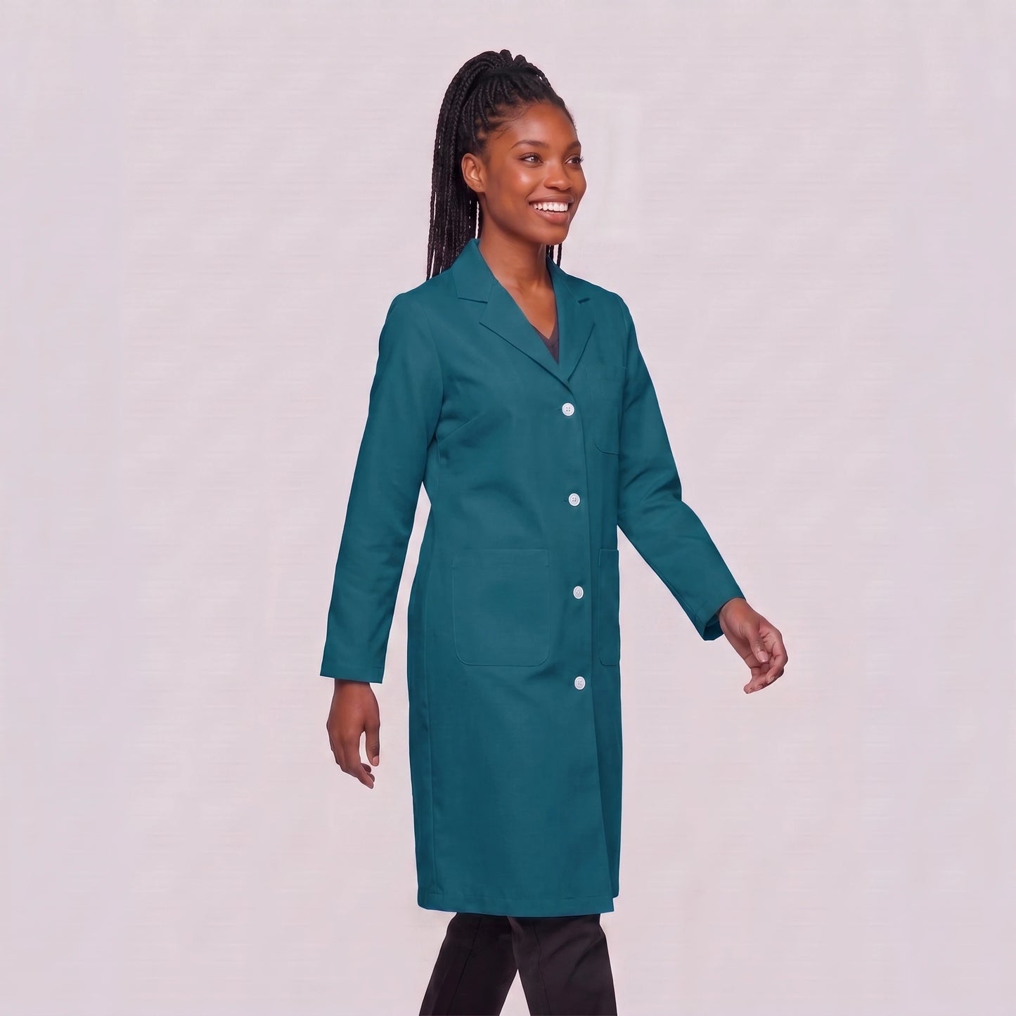 Bata Larga Essential Mujer | 3 Pockets