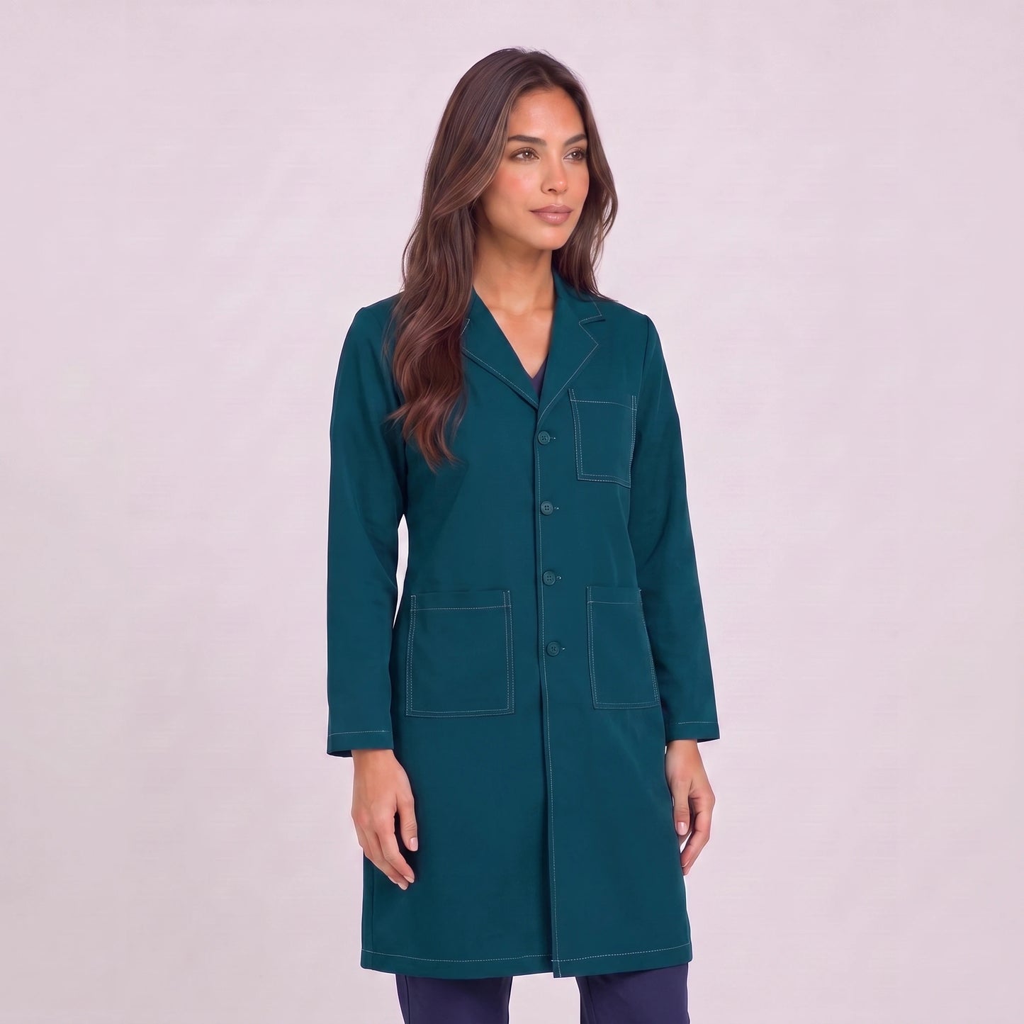Bata Larga Prepunte Mujer | 3 Pockets