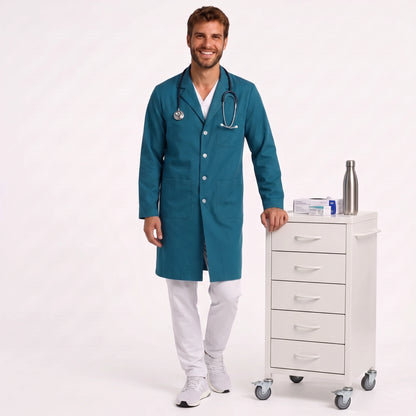 Bata Larga Essential Hombre | 3 Pockets