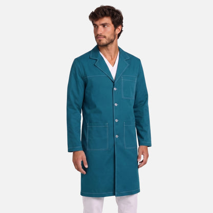 Bata Larga Pespunte Hombre | 3 Pockets