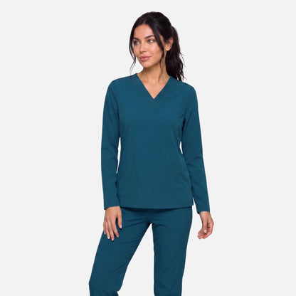 Top Manga Larga Mujer | 2 Pockets