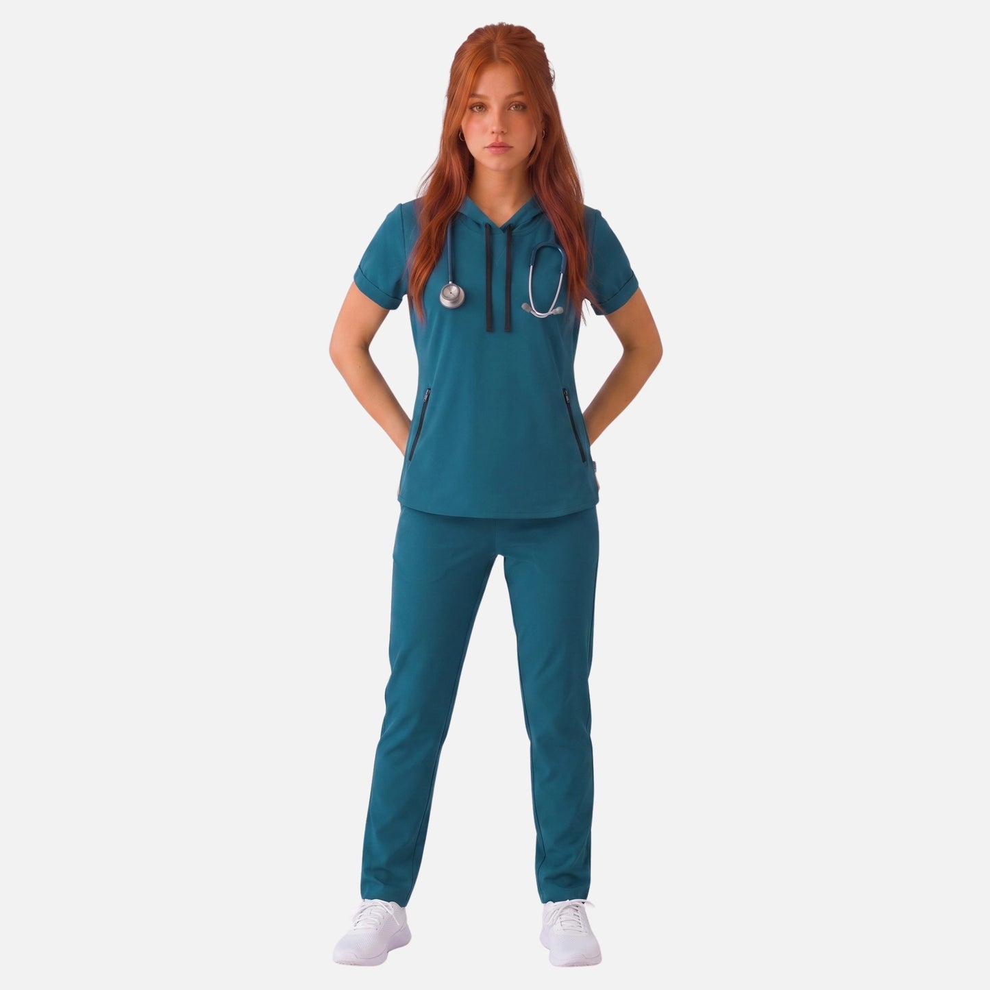 Top Hoodie Mujer | 2 Pockets