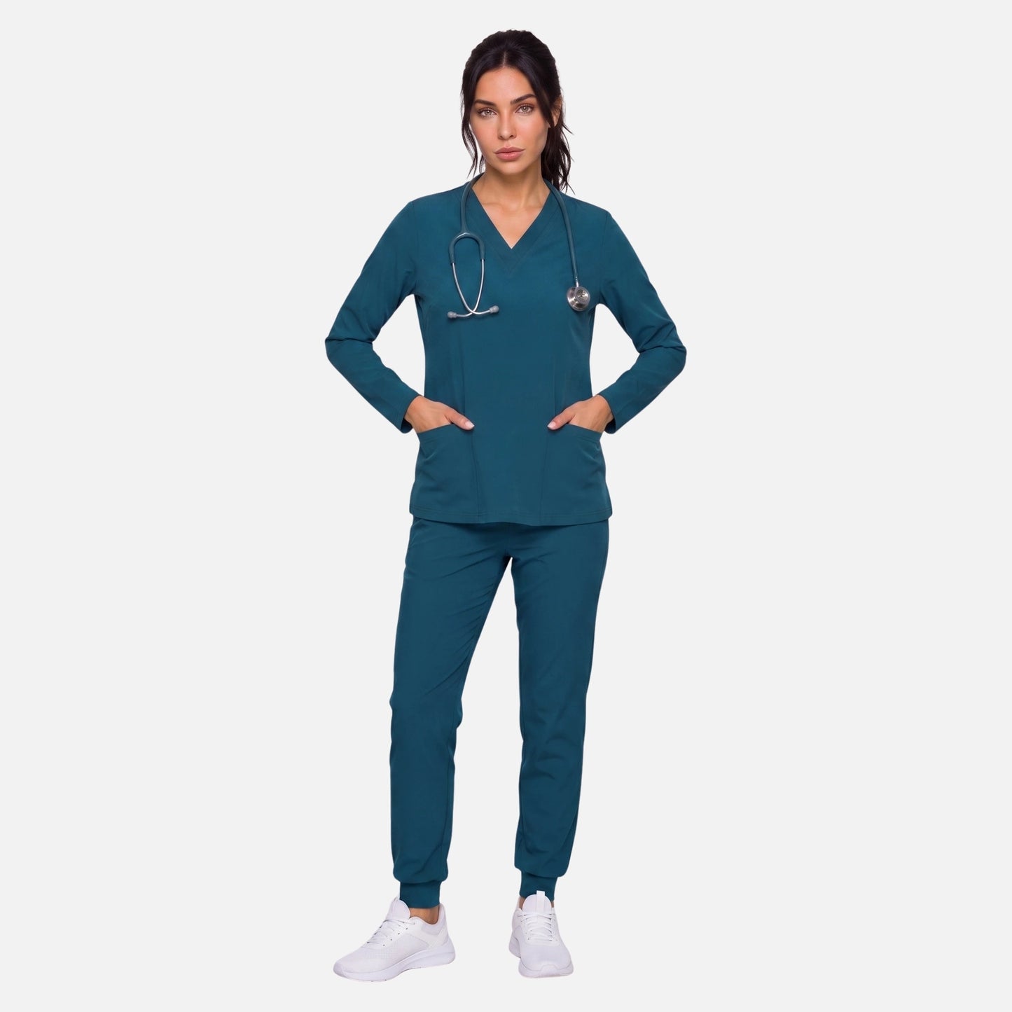 Top Manga Larga Mujer | 2 Pockets