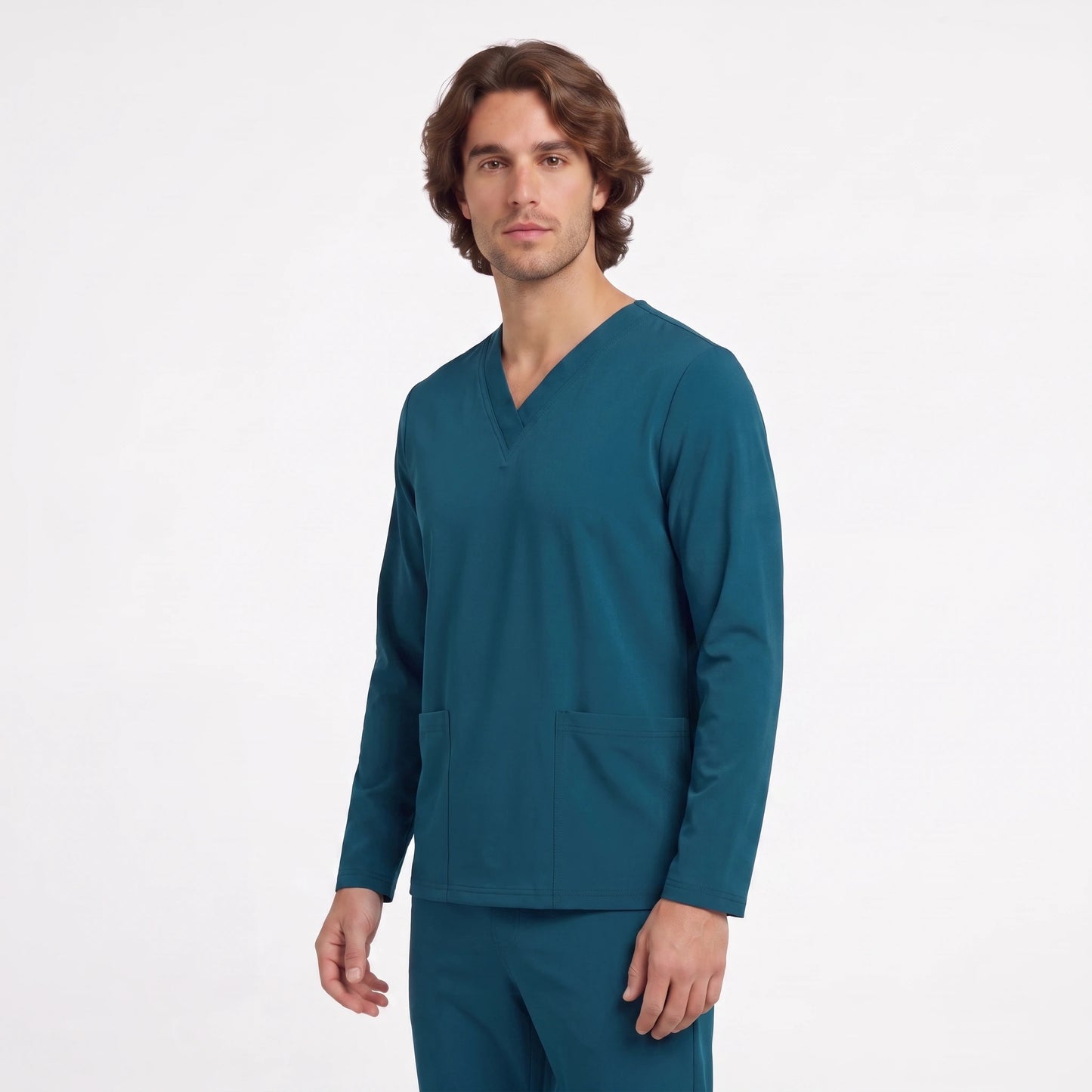 Top Manga Larga Hombre | 2 Pockets