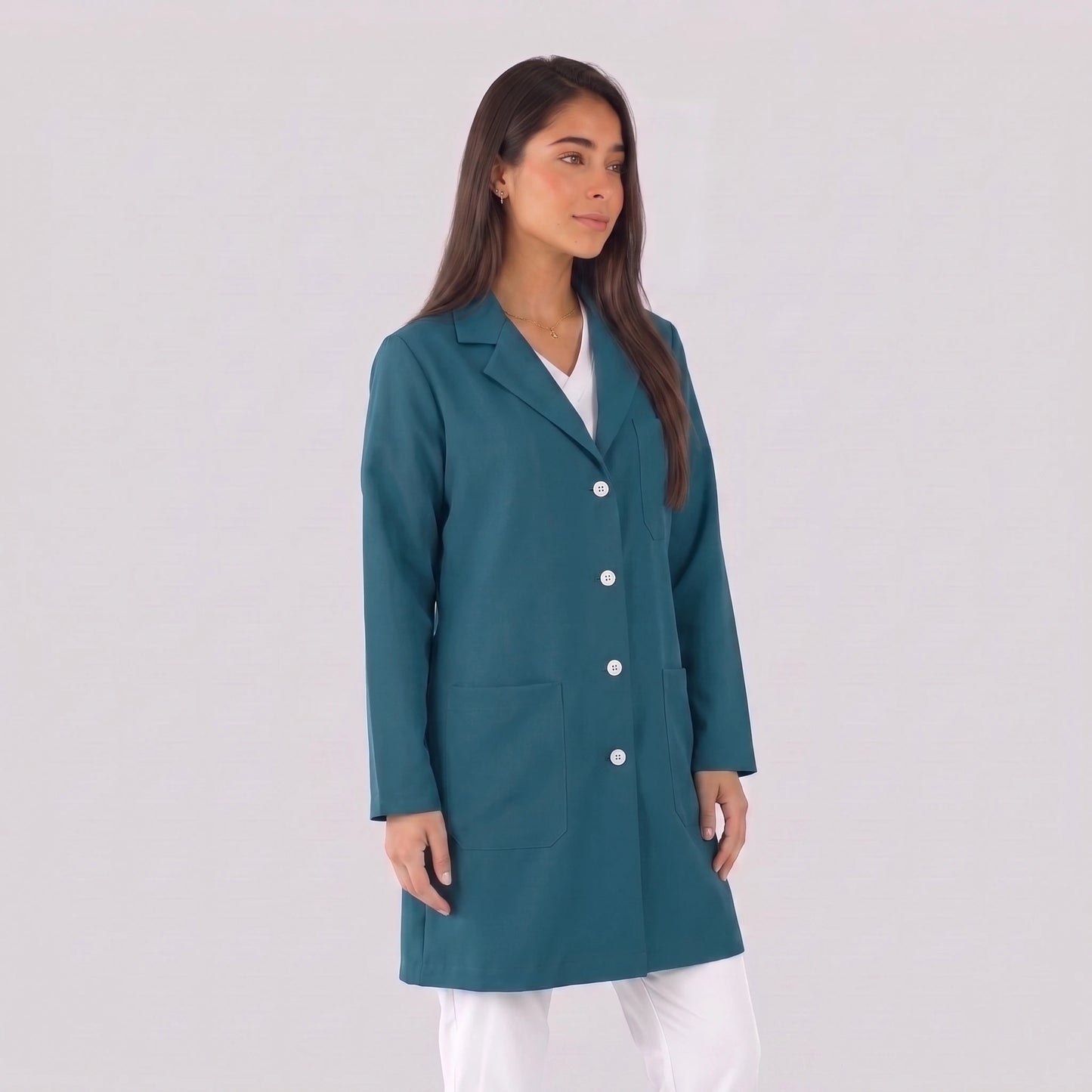 Bata Corta Essential Mujer | 3 Pockets