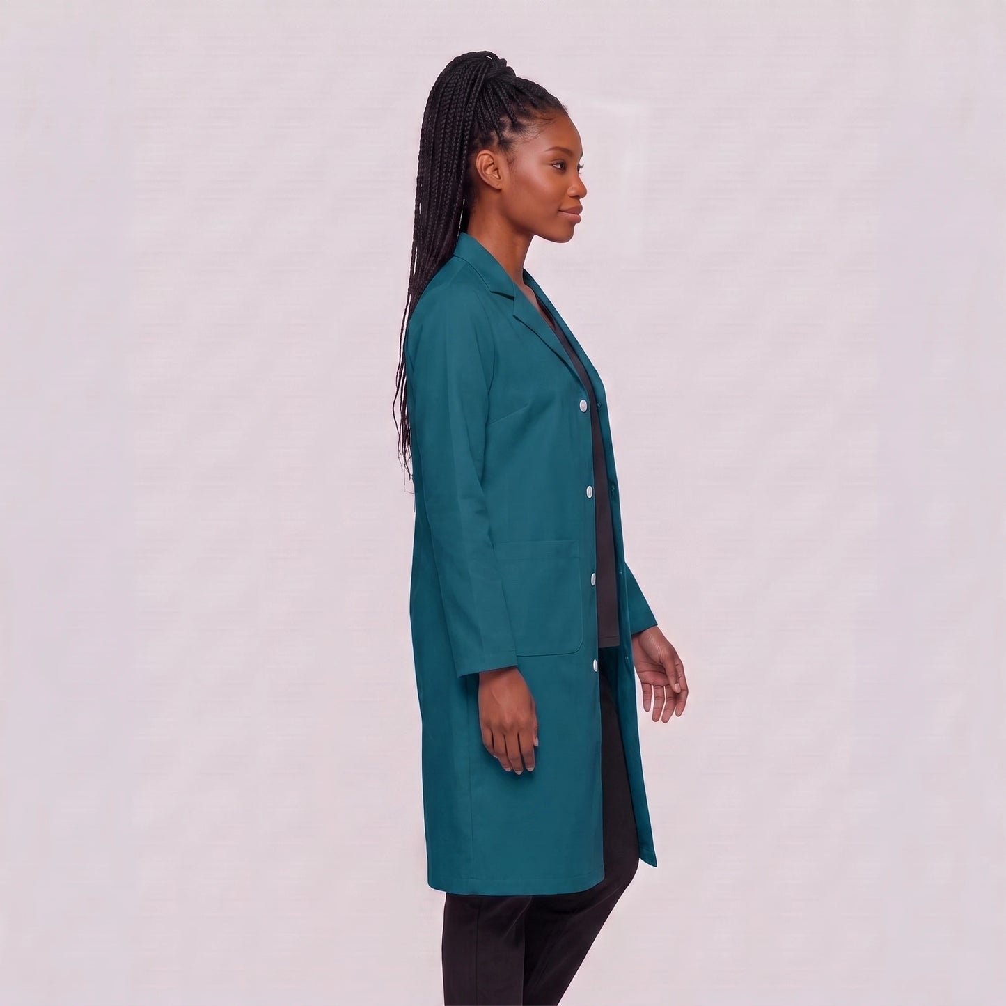 Bata Larga Essential Mujer | 3 Pockets