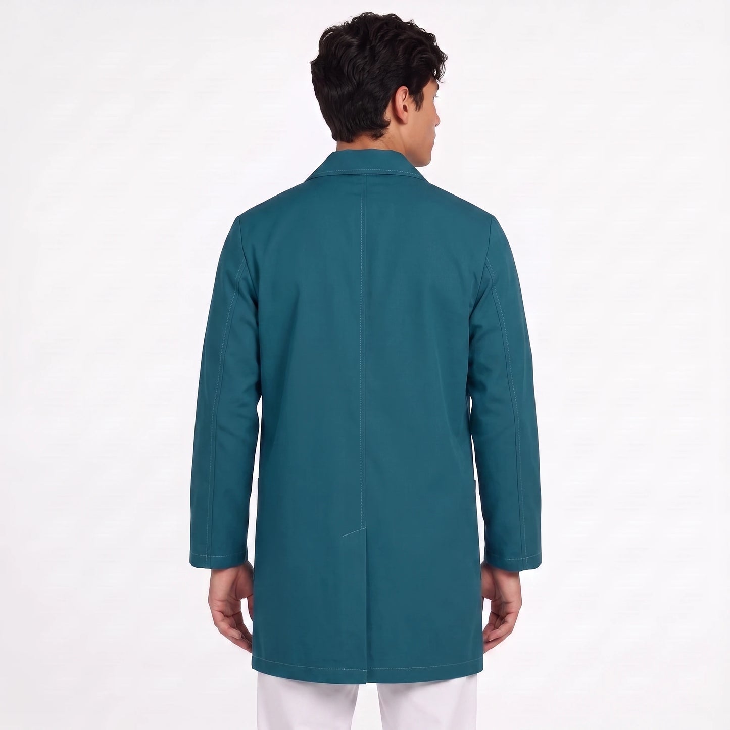Bata Corta Pespunte Hombre | 3 Pockets