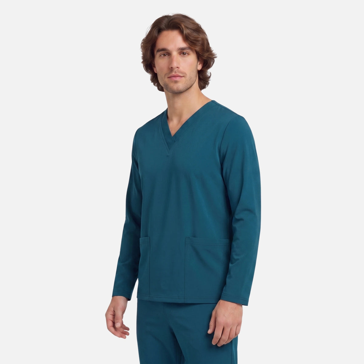 Top Manga Larga Hombre | 2 Pockets