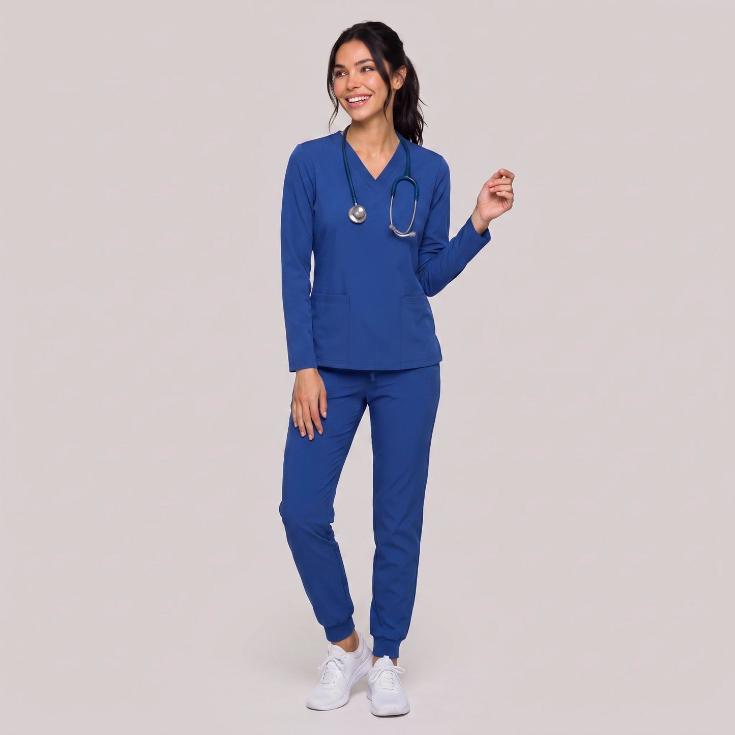 Top Manga Larga Mujer | 2 Pockets