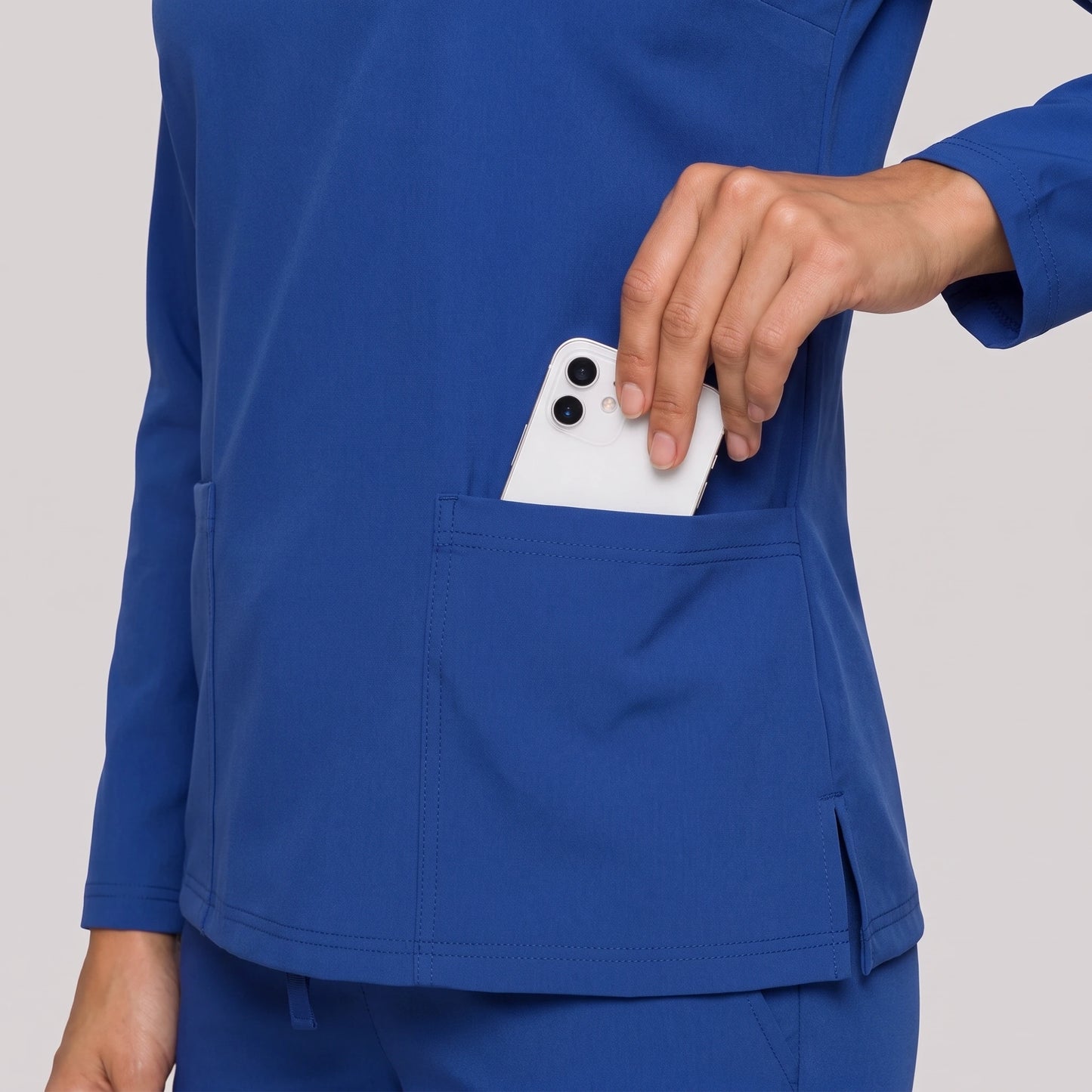 Top Manga Larga Mujer | 2 Pockets