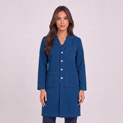 Bata Larga Prepunte Mujer | 3 Pockets
